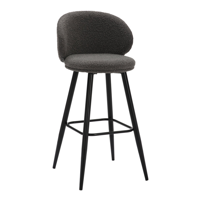 Batavia Upholstered Counter Stool, Grey