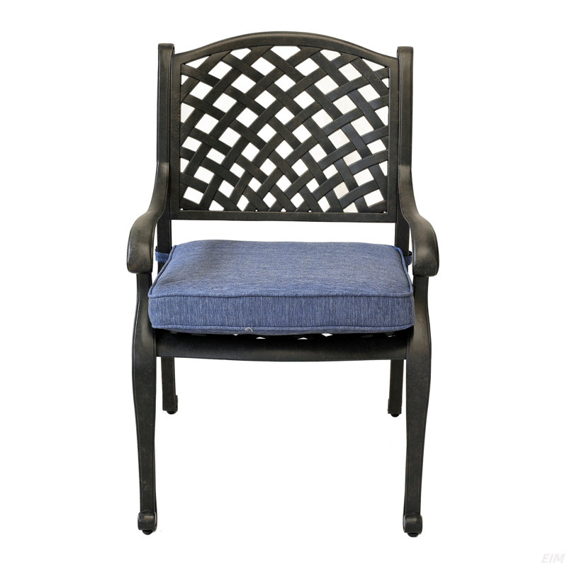 Square 8 - Person Dining Set, Antique Navy Blue