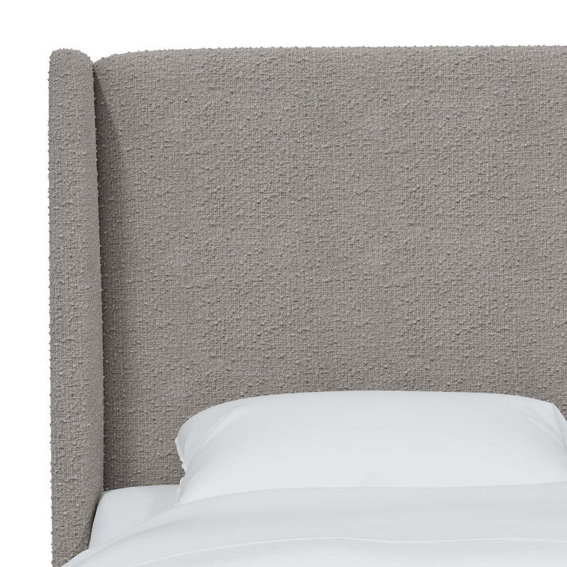 Tilly Upholstered Headboard, Queen, Classic Elephant Boucle