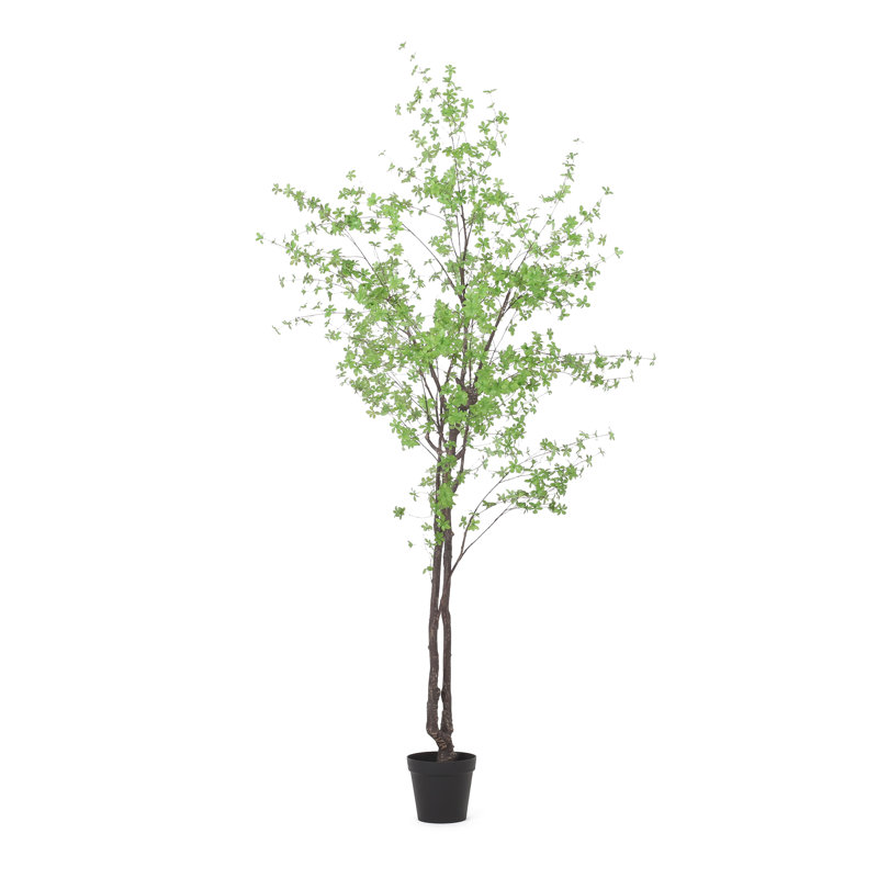 Enkianthus artificiel en pot, H 118 po x l 78,5 po