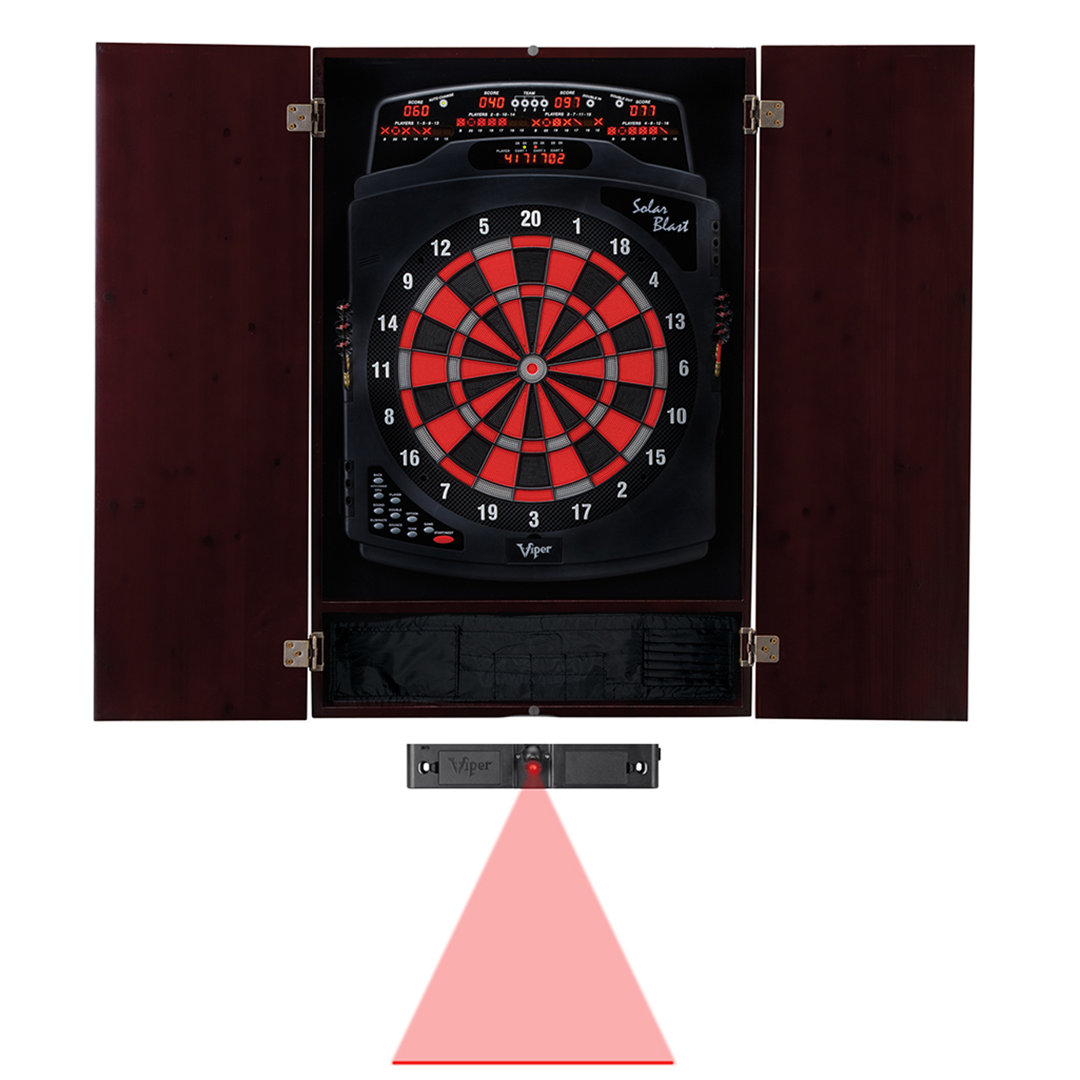 Metropolitan Electronic Dartboard and Cabinet Set with Darts Viper 
