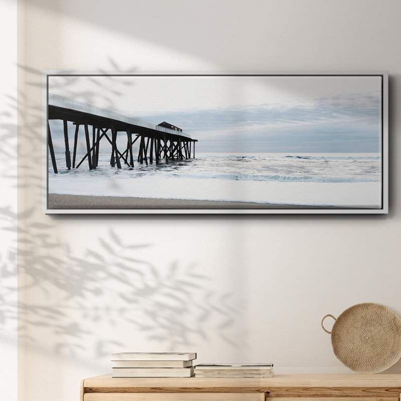 Belmar Pier I - toile encadrée, H 20 po x l 50 po
