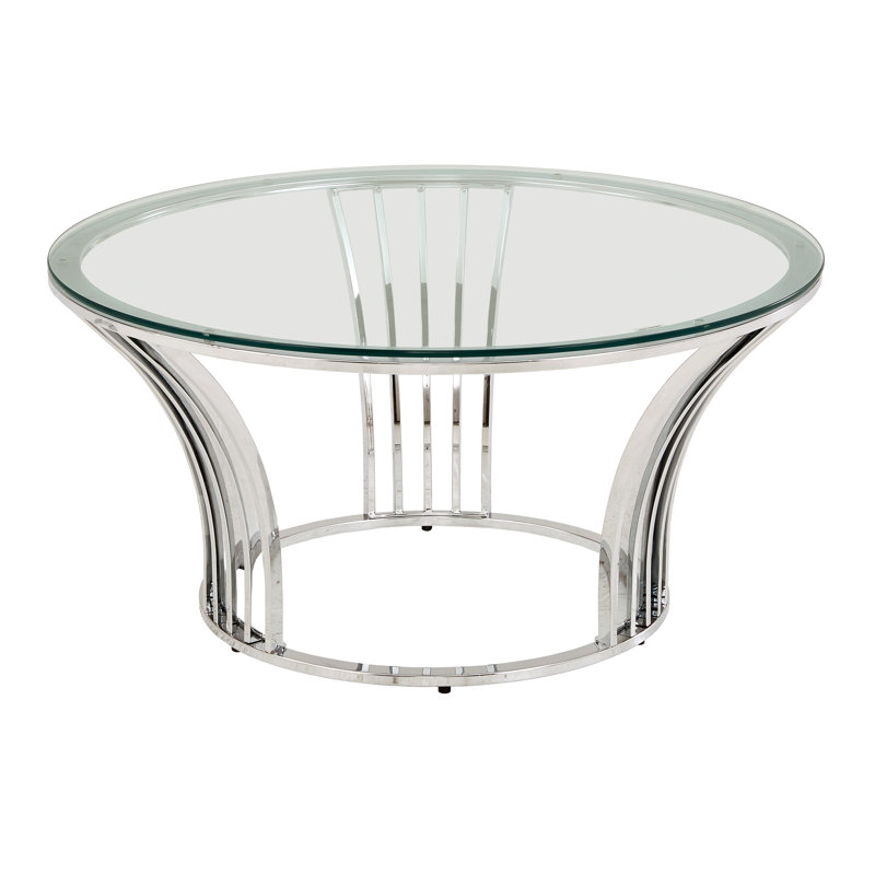Wilfong Glass Top Coffee Table