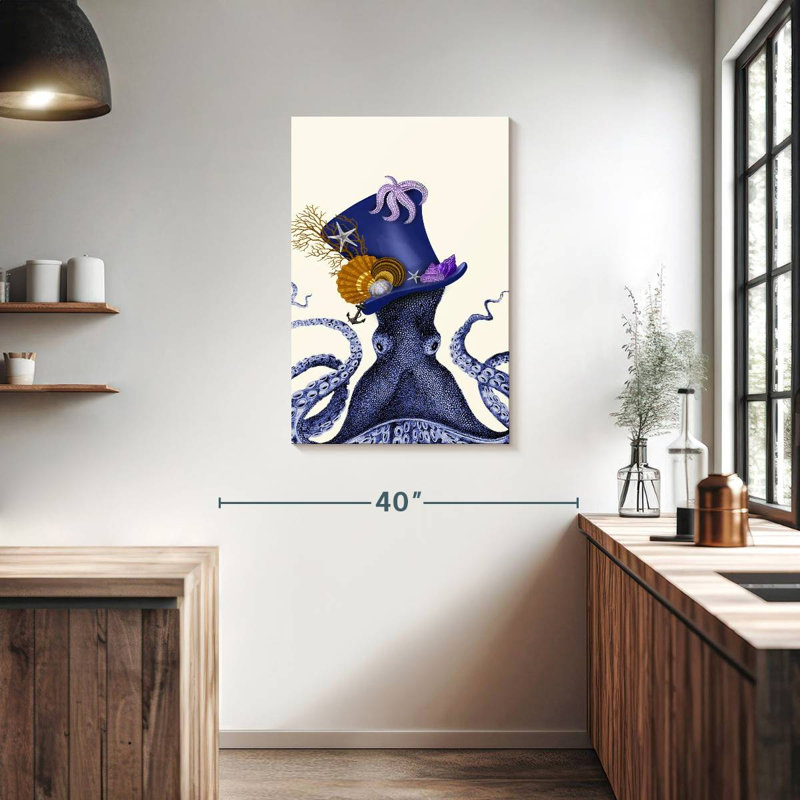 Brampt Octopus Nautical Hat, 36" H x 24" W