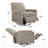 31.5 Inch Boucle Swivel Glider Power Recliner-2076020135