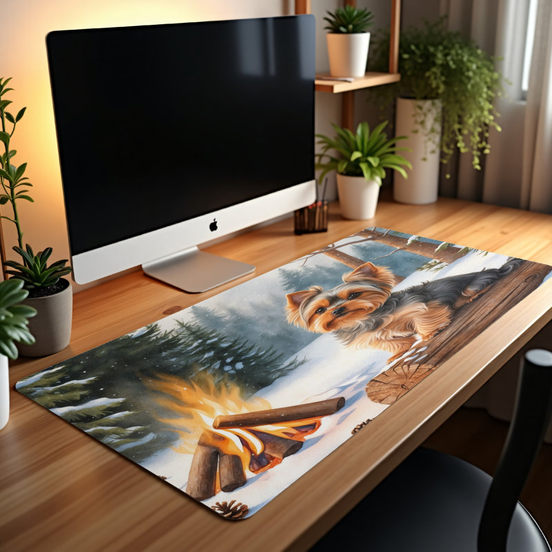 Polyester Desk Pad, 23.6x13.8