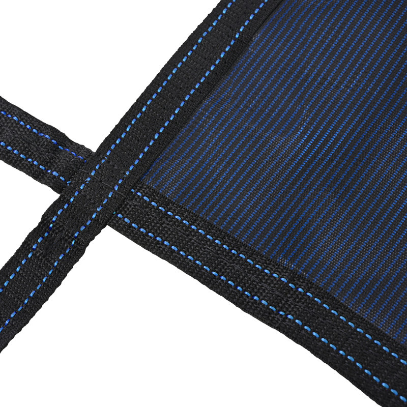 Quincaillerie de fixation en PP haute résistance à triple couture résistante à l'abrasion, Bleu
