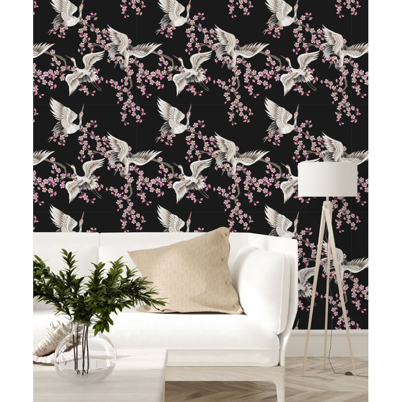 Floral Tile, 18.75" L x 25" W, Vinyl