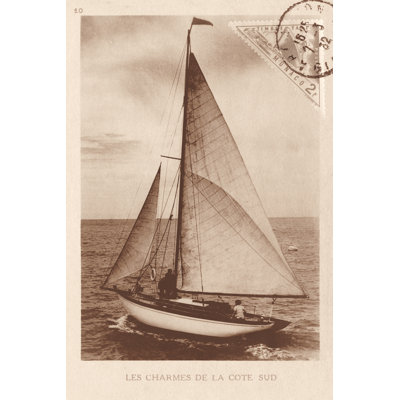 Voile rétro II sépia
