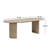 Calder 7-Piece Mid-Century Modern Oval Wood Dining Table Set With Upholstered Arm Chairs