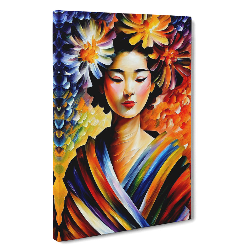 Portrait Of A Geisha No.8 - Wrapped Canvas, 76cm H x 50cm W x 3cm D