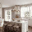 Lustre 6 lumières noir mat Moayad-402744476