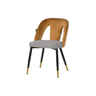 111.76cm H Velvet Upholstered Side Chair
