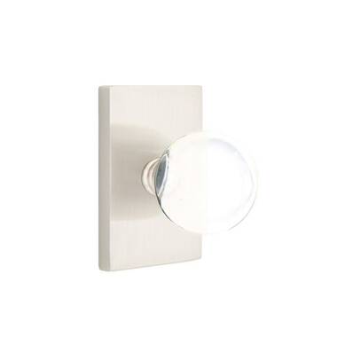 Emtek Passage Bristol Crystal Knob with Square Rose & Reviews