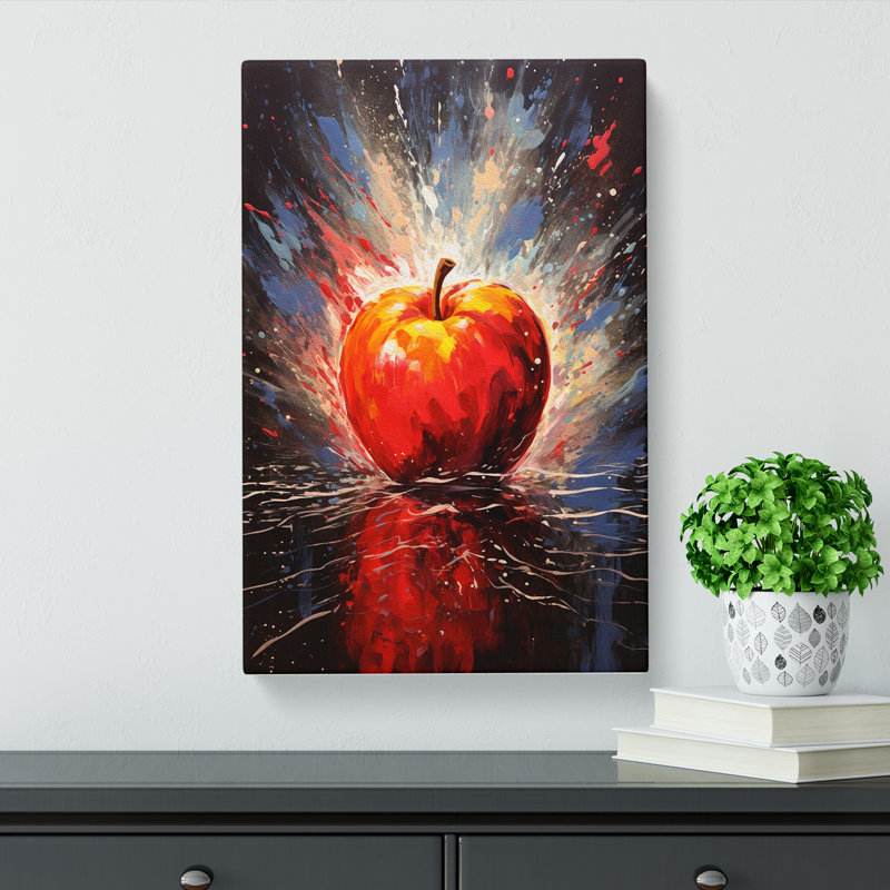 Apple Impressionism - Wrapped Canvas, 76cm H x 50cm W x 3cm D