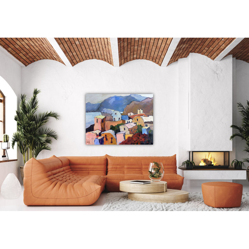 Greek Isles By John Beard- Gallery Wrapped Canvas Print Print by John Beard, 20" H x 24" W x 1" D
