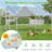 Deryck 130 Square Feet Walk In Chicken Run For Up To 13 Chickens