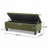 Boucle Upholstered Bench with Rubber Wood Legs,-334374049
