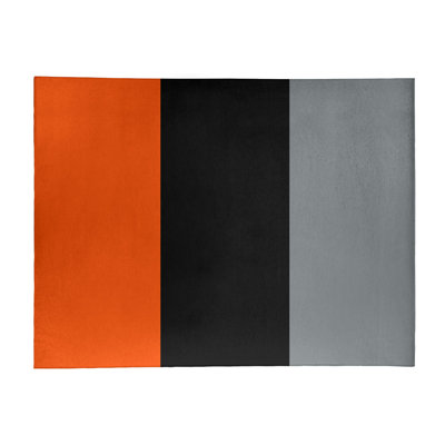 Tapis noir NHS National Hockey Stripes