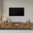 79" Checkered TV Stand for 85" TVs, 4 Soft-Close Doors, 1 Deep Drawer, Open Shelf, Natural Wood
