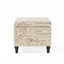 Repose-pieds rectangulaire rembourré avec rangement pour le salon, le vestibule et la chambre à coucher | Idée de cadeau