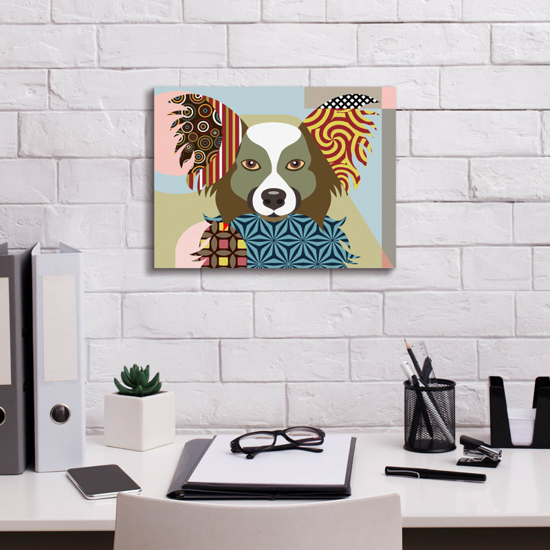 "Papillon" par Lanre Adefioyue, H 12 po x l 16 po x P 0,75 po