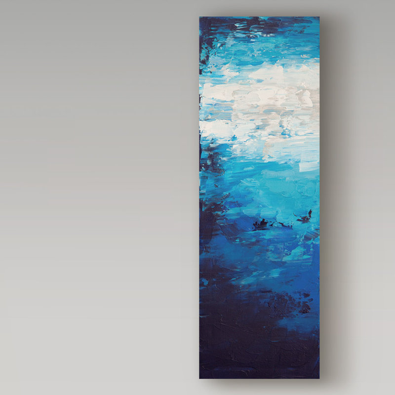«Jurica Blue Skies Left», reproduction sur toile tendue, H 47 po x l 16 po x P 2 po