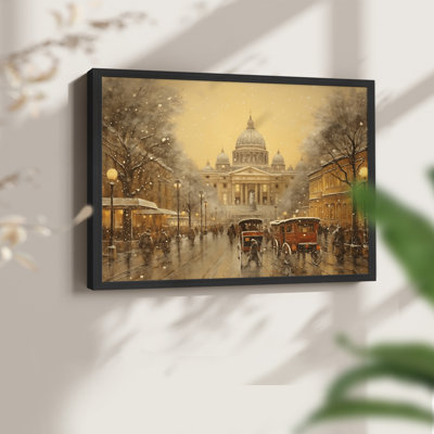 Chirstmas Art-CCCXXXVI -Framed Print - Restickable