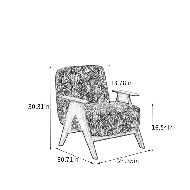 Fauteuil de loisirs rétro pour se détendre., Noir