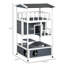 Niche pour chat en bois Pawhut