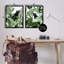  Ensemble de 2 toiles flottantes Panthers Parmi Tropiques par June Erica Vess-503075853-503075854