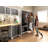 Bold XL Series Platinum 10 Piece Garage Cabinets Set With Tool, Base, Wall Cabinets, Bamboo Worktop And 30 In. Lockers-119048804