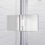Porte de douche pliante sans cadre avec verre transparent 32 "- 33 1/4" x H 72 "-81830080