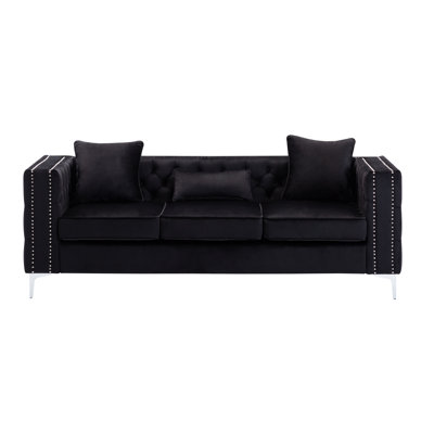 86'' Velvet Sofa