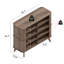 Armoire de rangement pour chaussures Aurel Mid-Century-104314166