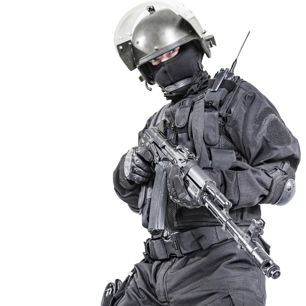 Posterazzi Russian Special Forces Operator In Uniform And