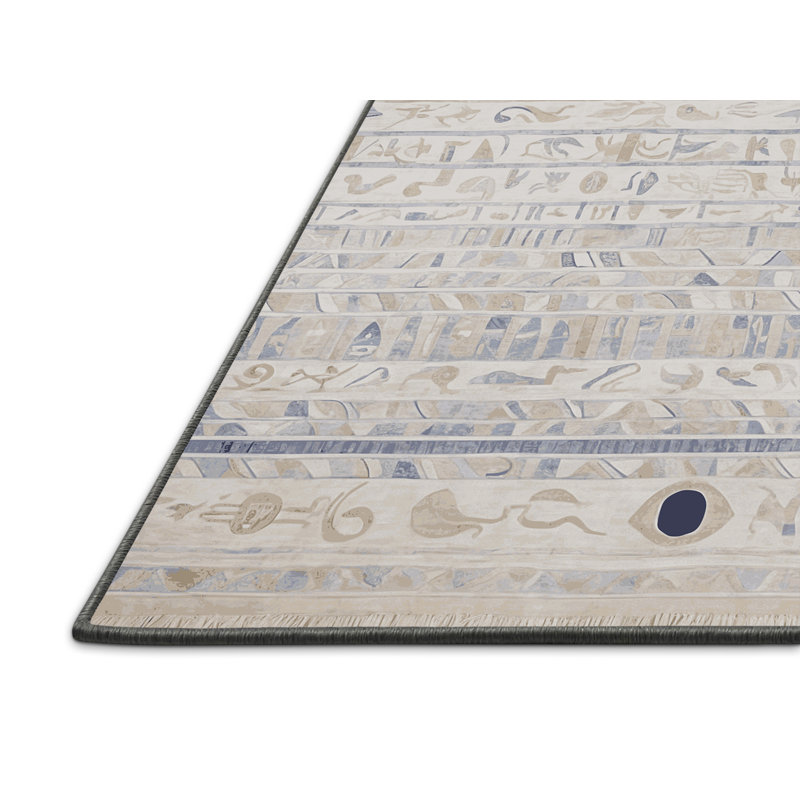 Tapis gris soyeux et moelleux, Rectangle 4 pi x 6 pi