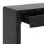 Console courbée avec rangement, table de hall d'entrée en bois avec 2 tiroirs, table de ferme-119691892