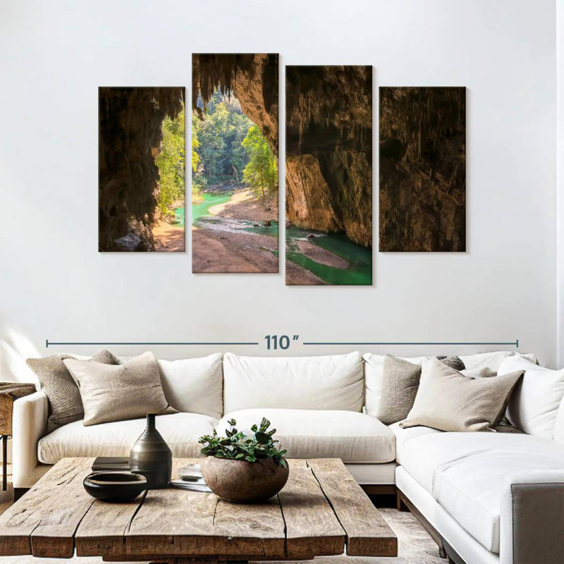 Alvord Inside Tham Lod Cave, 54" H x 84" W