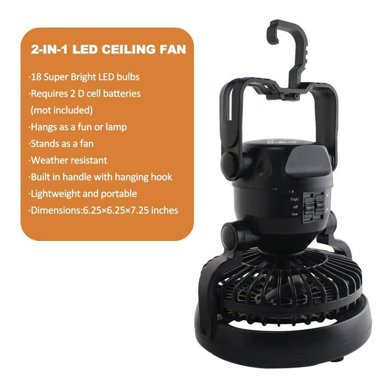 7.25'' Battery Powered Integrated LED Outdoor Hanging Light