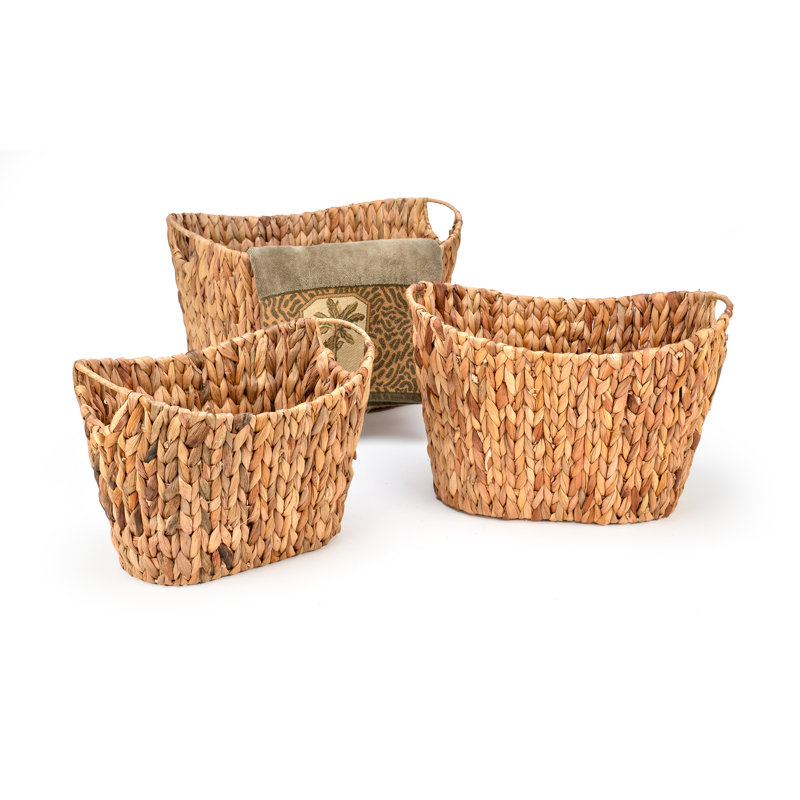 Highland Dunes Wicker Decorative Basket