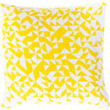 Teori Geometric Cotton Reversible Throw Pillow