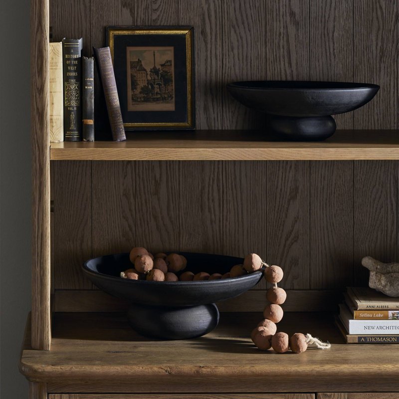 Perla Bowls, Aged Black Terracotta