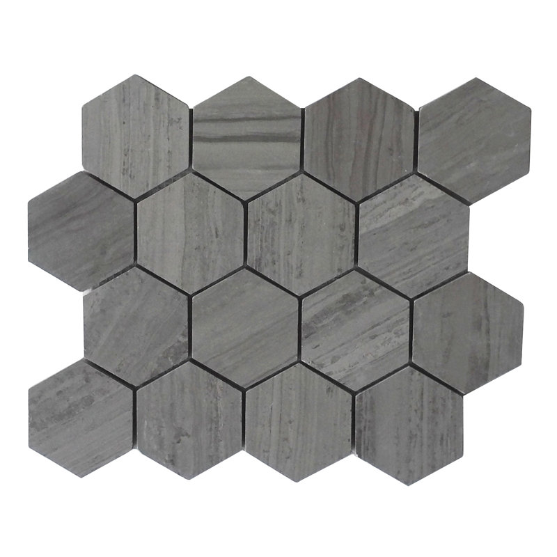 Carreau de mosaïque en marbre 12 po x 12 po, Crème/beige