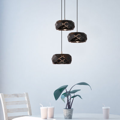 Bixby 3 - Light Natural Cluster Pendant