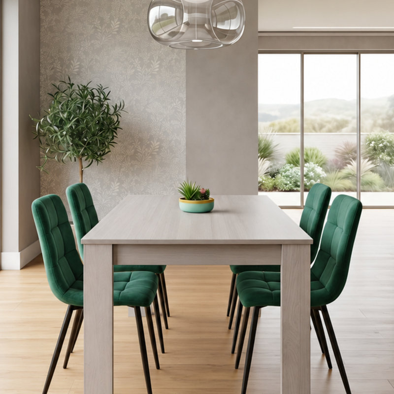 Beaconsdale 4 -Person Dining Set, H75 x L140 x W80cm