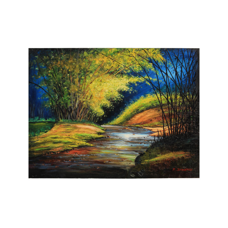 A Secret Path | Oil On Canvas For Wall Decor | By Devraj