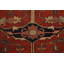 Tapis décoratif en laine de conception unique avant 1900 9 pi 7 po x 14 pi 8 po noué à la main