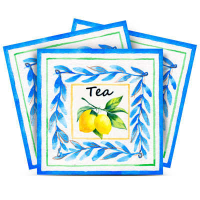 Lemon 4 in. W x 4 in. L Fireplace Surround and Shower Peel and Stick Mosaic Tile