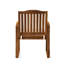 Fauteuil de salle à manger en bois résistant à la décoloration, l 24,75 po x P 26,75 po, H 35 po